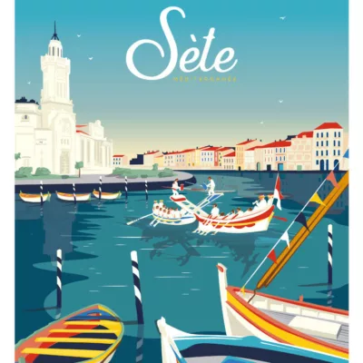 Affiche vintage - Sete