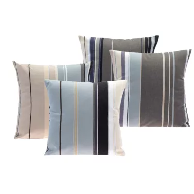 Housse de coussin extérieur 40x40 cm - Rue du bac gris