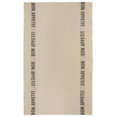 Torchon - Bon appétit - Lin-Noir