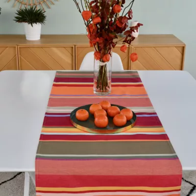 Chemin de table - Collioure rouge