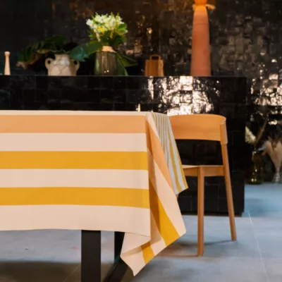 Nappe coton - Raspail - Écru-Miel