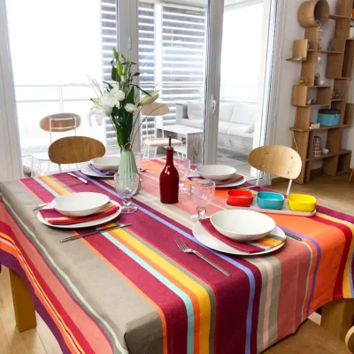 Nappe coton - Collioure Rouge