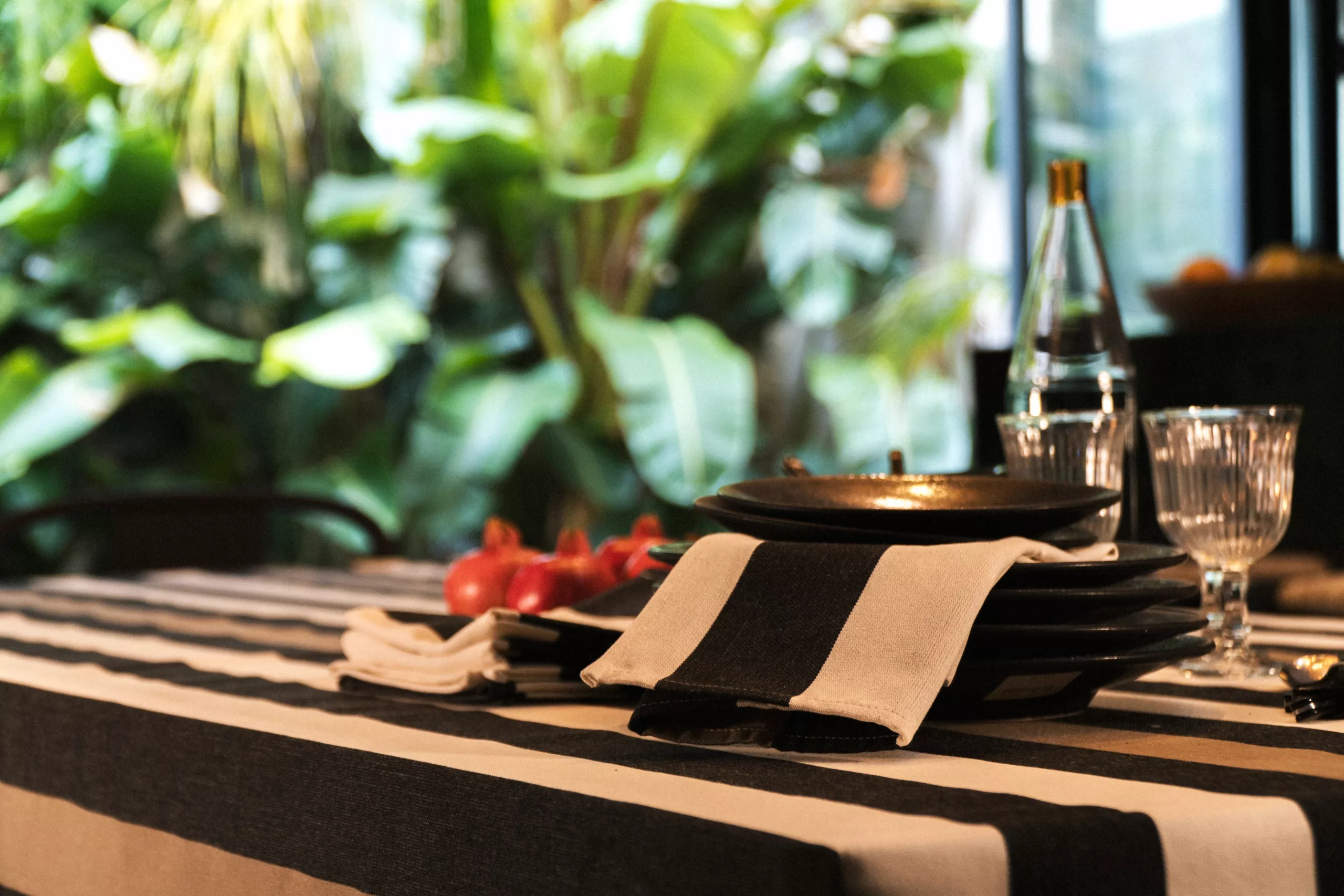 Nappe coton - Raspail Écru-taupe-noir – Image 3